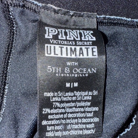 PINK Victoria Secret Women’s Gym Leggings Size M Ultimate High-Waist MSU Pant - Picture 6 of 8